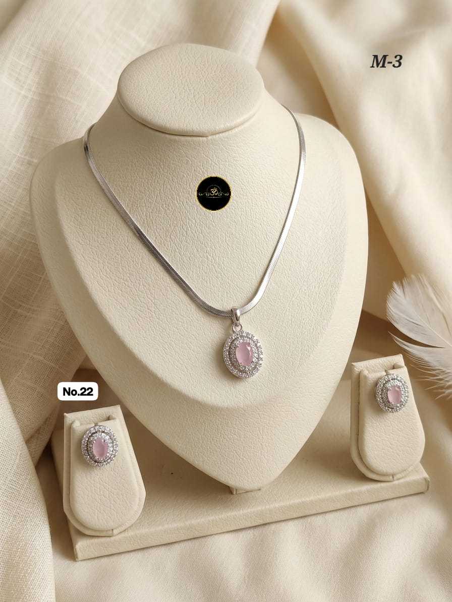 YNF Wholesale Brass AD Diamond Necklace KESH127 009 | Surat Manufacturer
