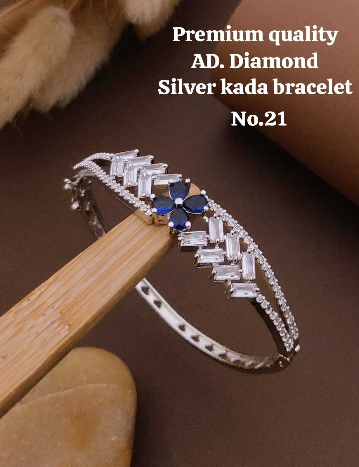 YNF Wholesale Brass AD Diamond Bracelet KESH127 010 | Surat Manufacturer