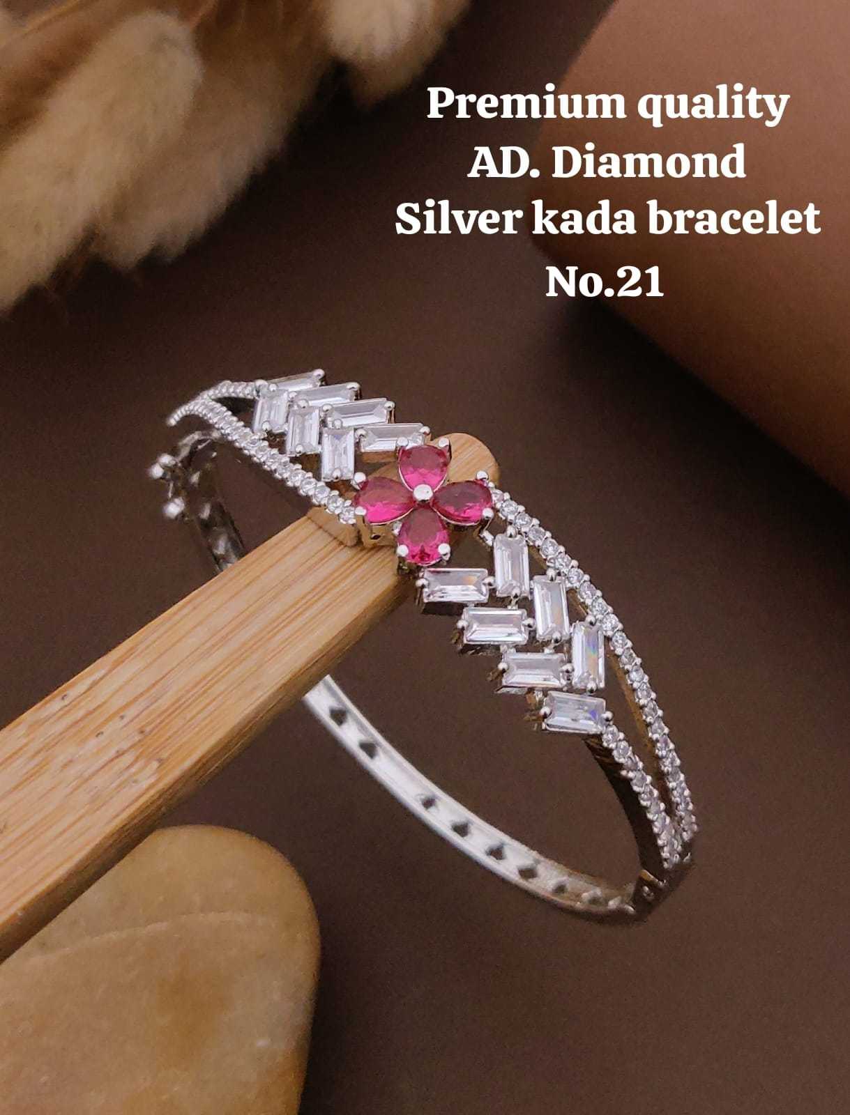 YNF Wholesale Brass AD Diamond Bracelet KESH127 010 | Surat Manufacturer