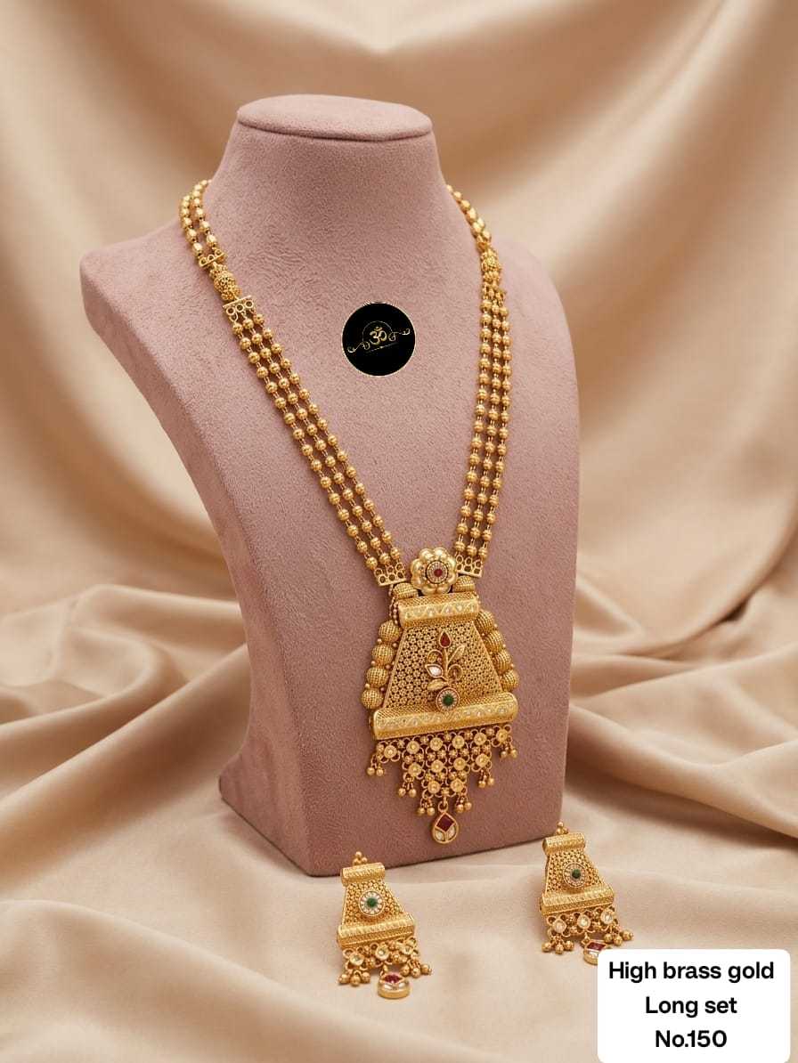 YNF Wholesale Brass Long Sets KESH127 024 | Surat Manufacturer