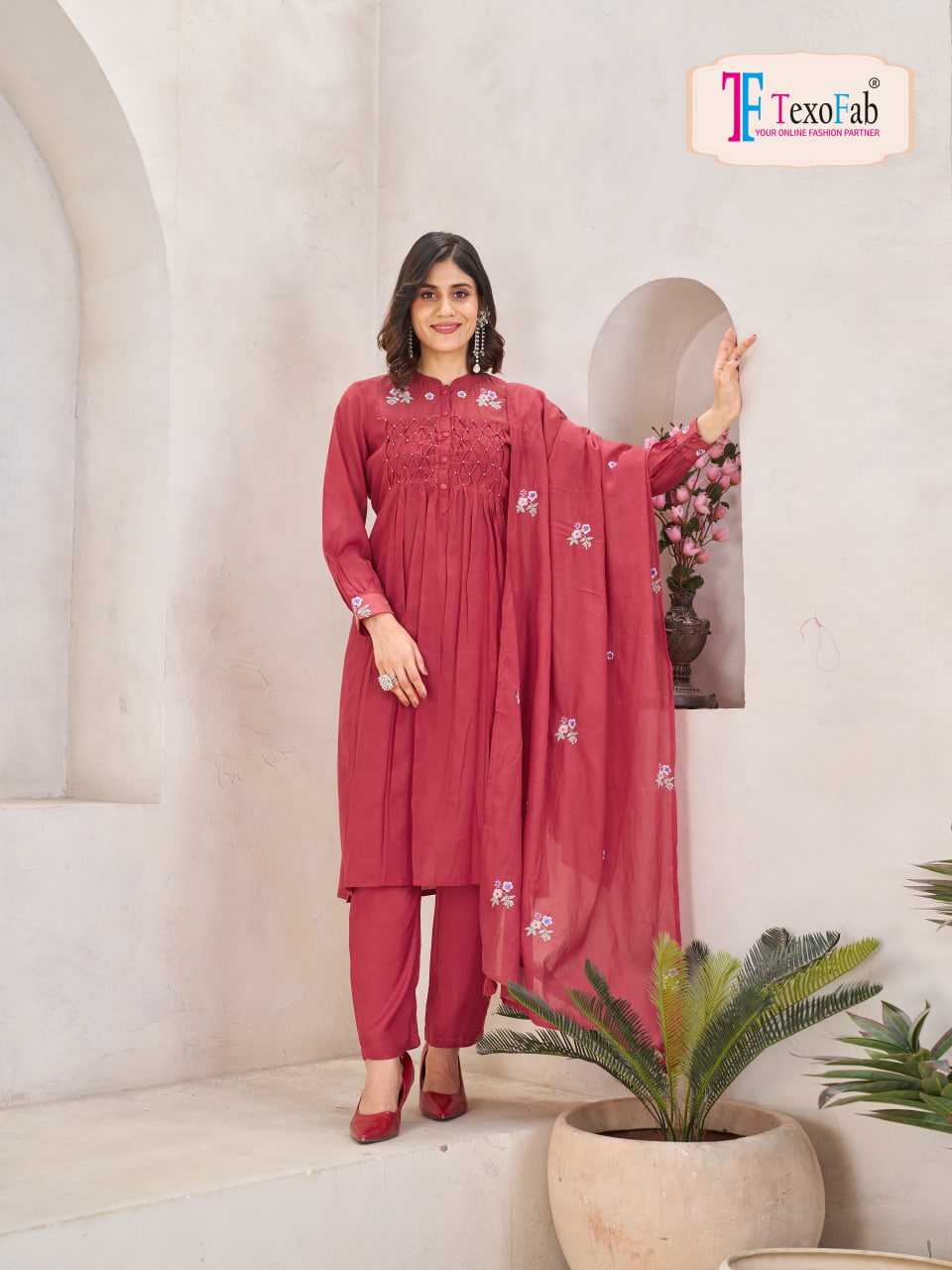 YNF Wholesale Chanderi Soft Ladies Salwar Suits KESH448 107 | Surat Manufacturer