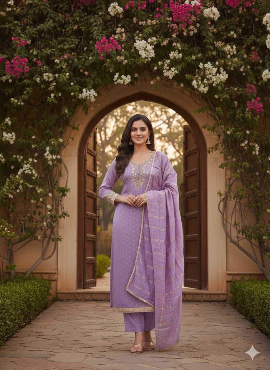 YNF Wholesale Chanderi Soft Embroidery Suits KESH648 1538 | Surat Manufacturer