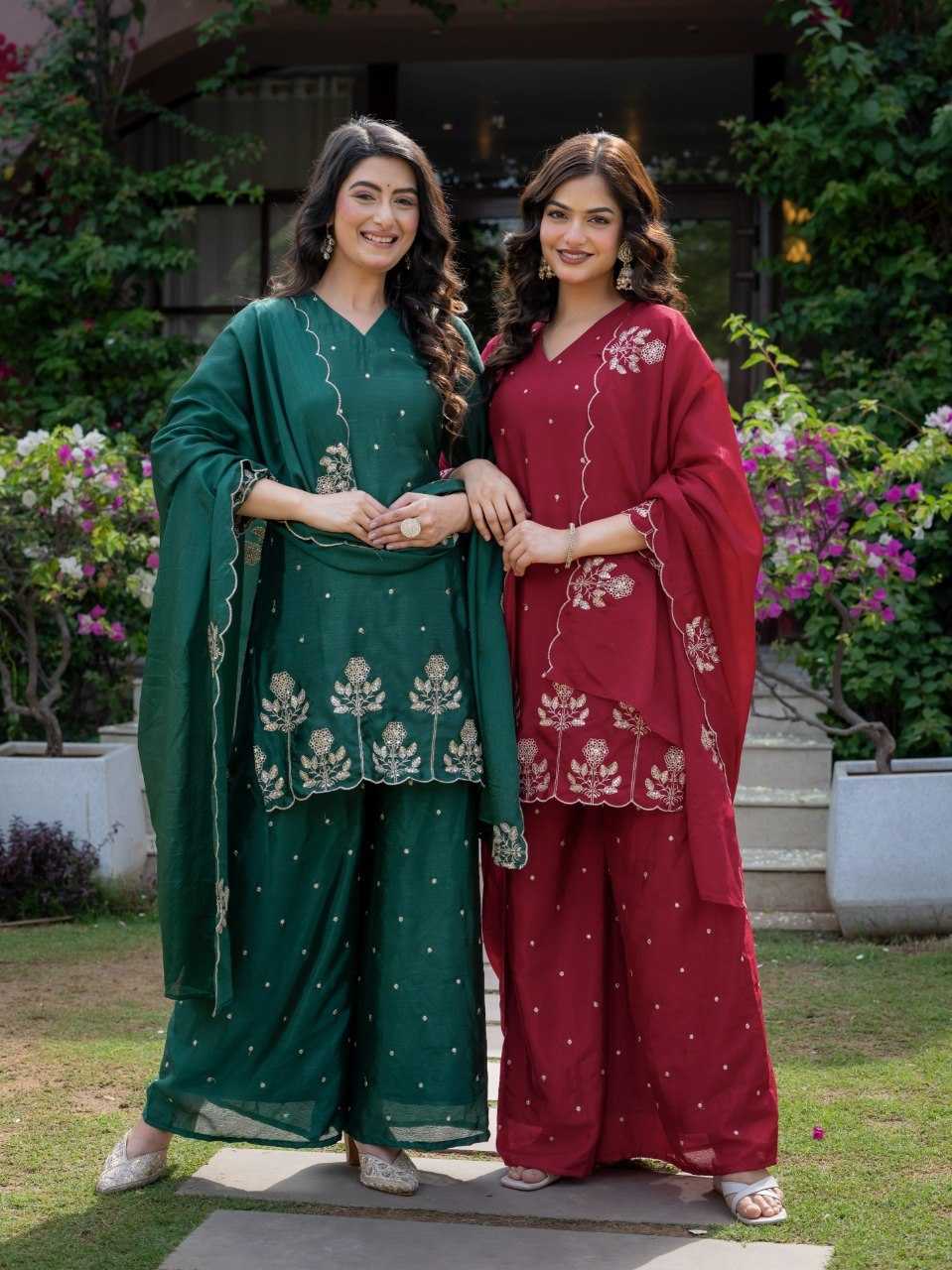 YNF Wholesale Chinon Silk Ladies Suits KESH522 KR-125 | Surat Manufacturer