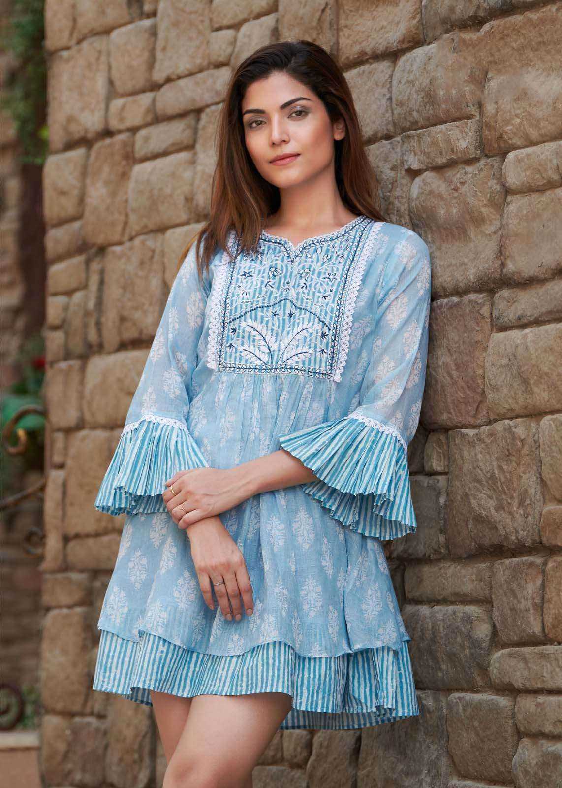 YNF Wholesale Cotton One Piece Dress KESH448 VICTORIA VOL-2 | Surat Manufacturer
