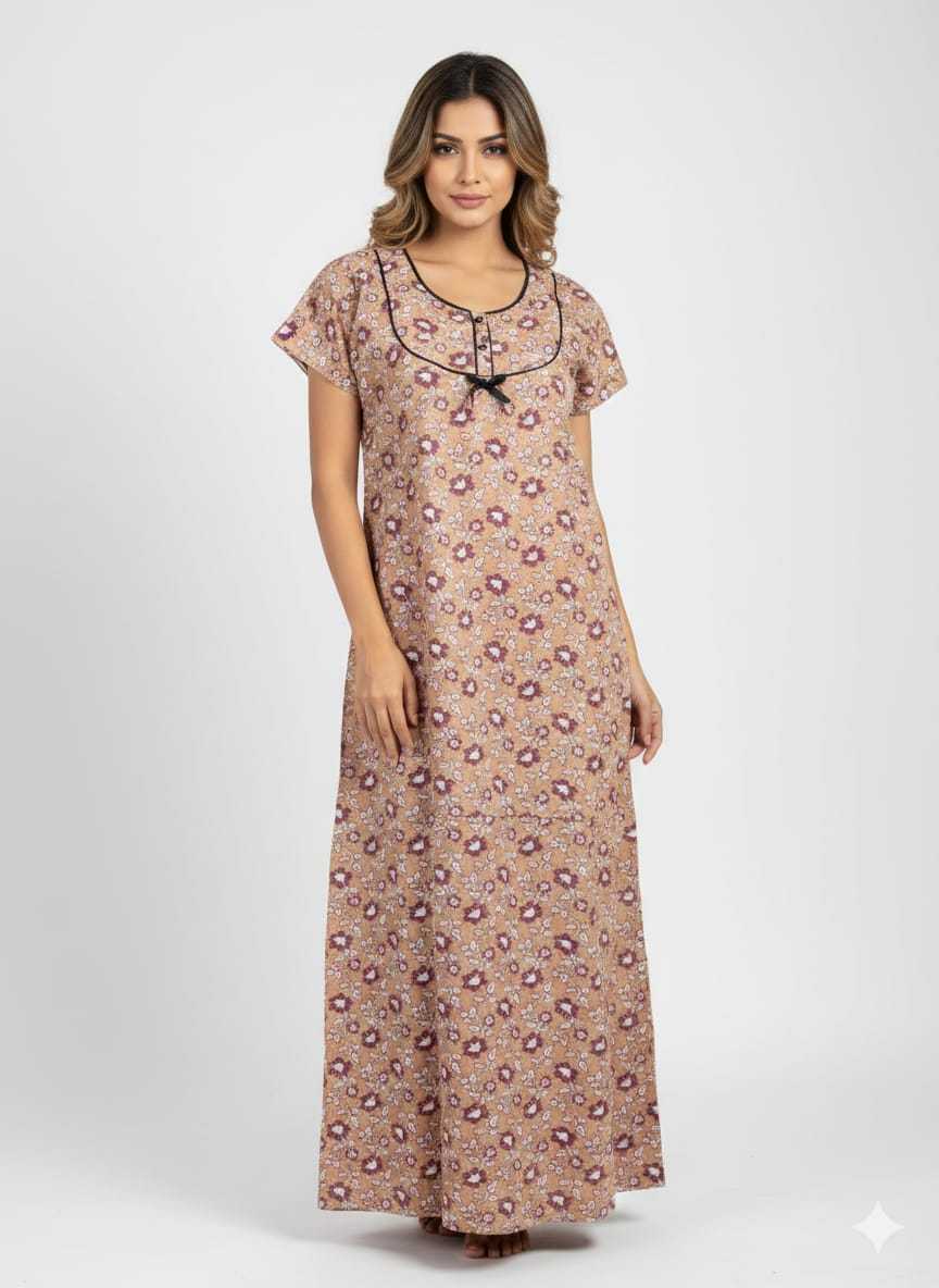 YNF Wholesale Cotton Night Wear KESH585 cotton night gowns | Surat Manufacturer