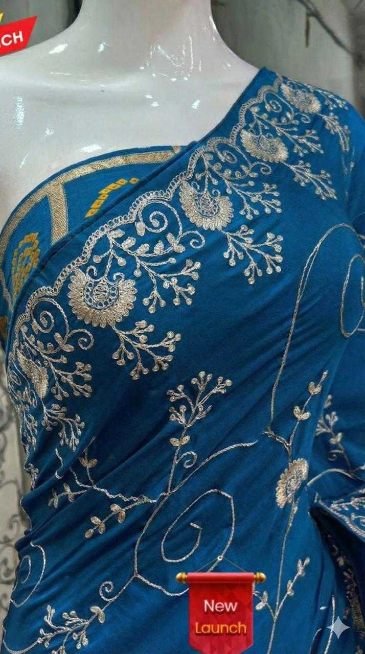 YNF Wholesale Cotton Party Wear Sarees RIN102 0018 | Surat Manufacturer