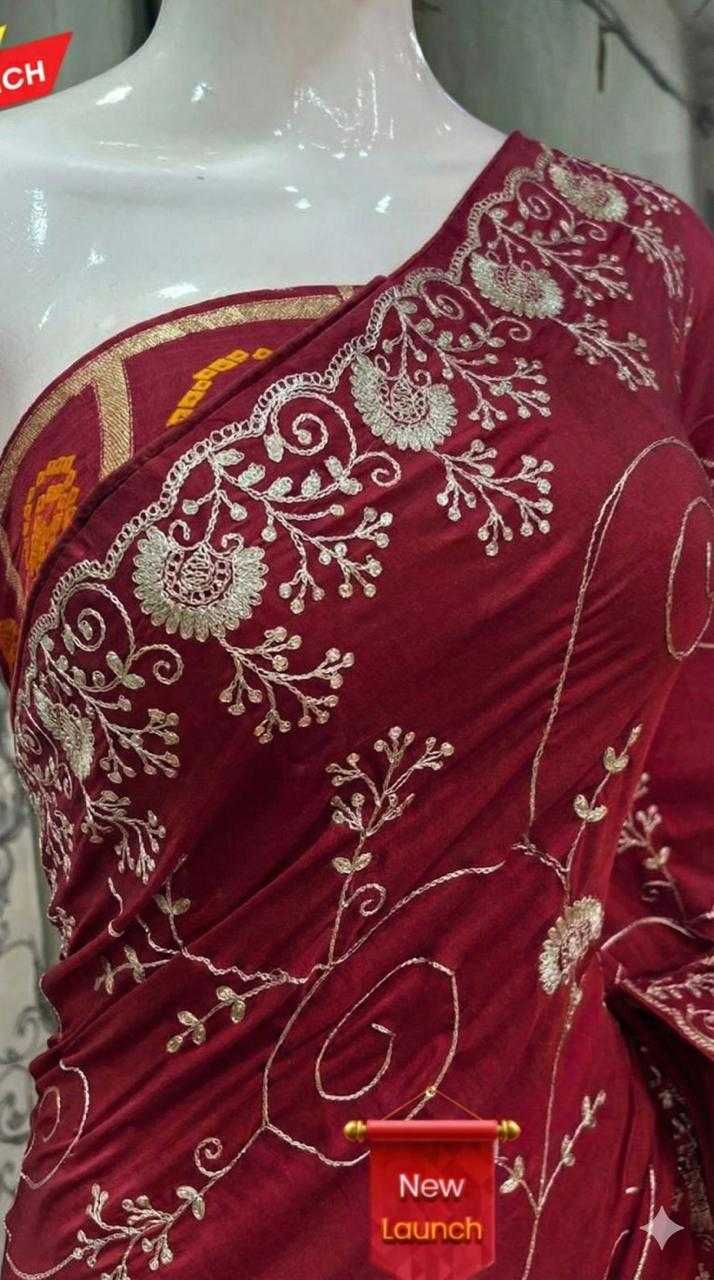 YNF Wholesale Cotton Party Wear Sarees RIN102 0018 | Surat Manufacturer