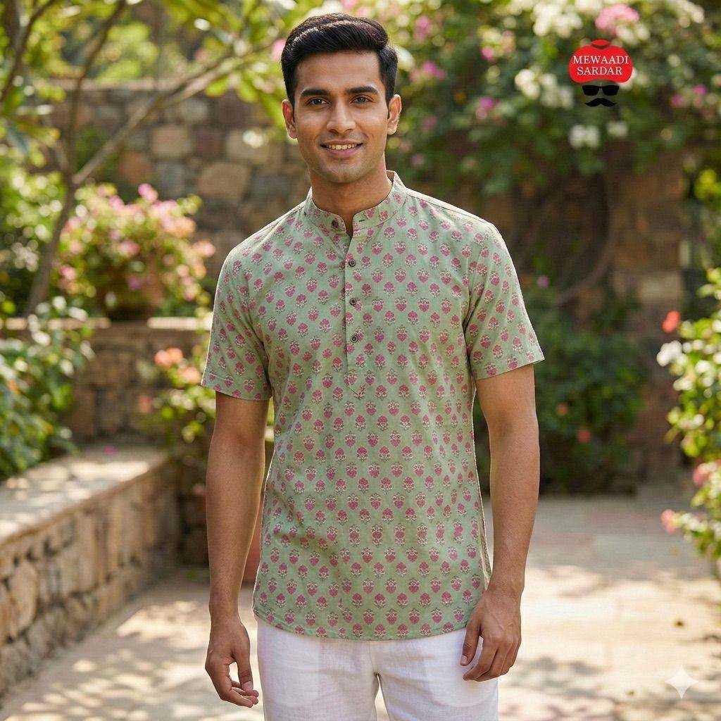 YNF Wholesale Cotton Men Cotton Kurta RIN125 Summer | Surat Manufacturer
