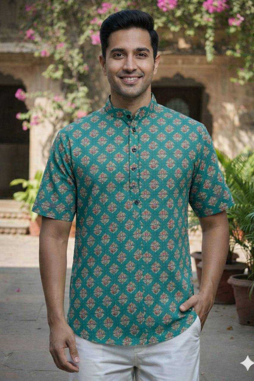 YNF Wholesale Cotton Men Cotton Kurta RIN125 Summer | Surat Manufacturer