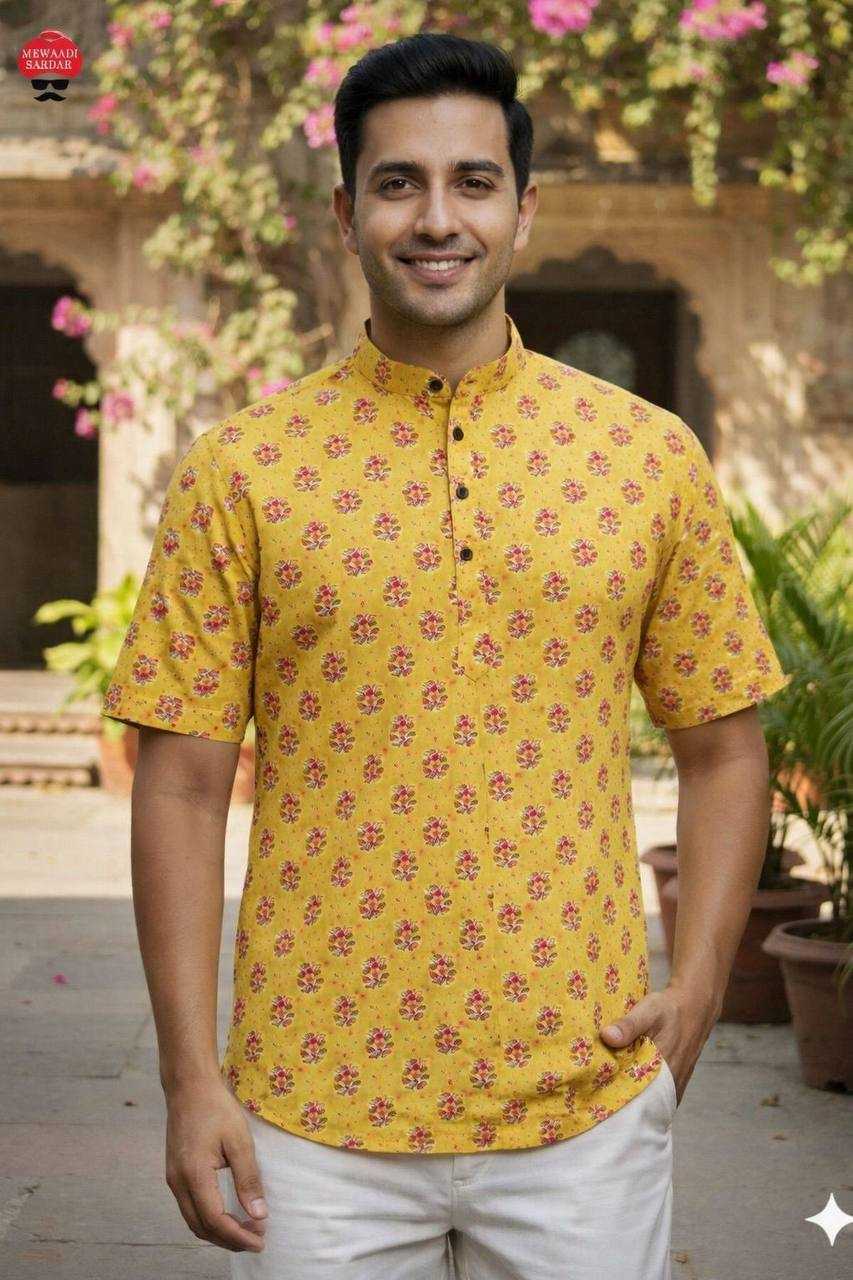 YNF Wholesale Cotton Men Cotton Kurta RIN125 Summer | Surat Manufacturer