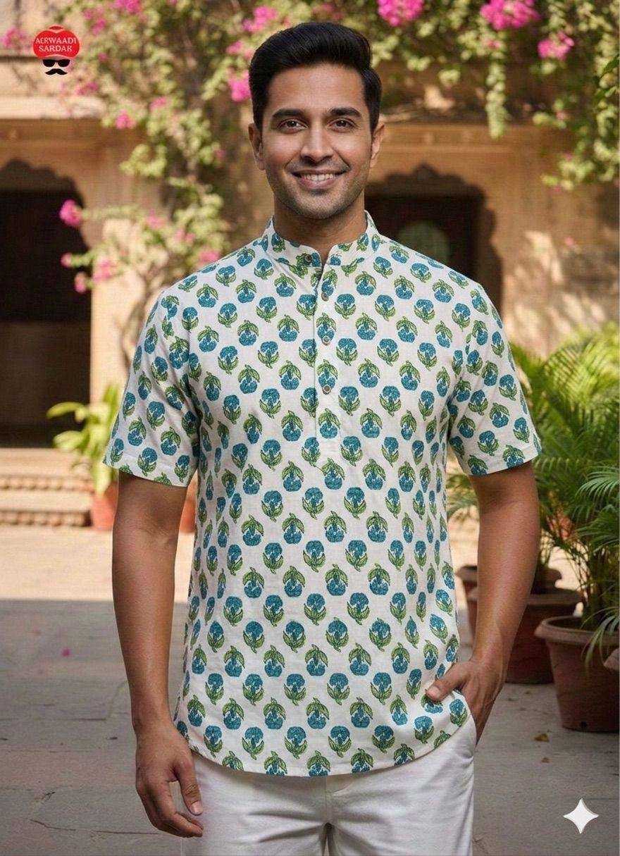 YNF Wholesale Cotton Men Cotton Kurta RIN125 Summer | Surat Manufacturer