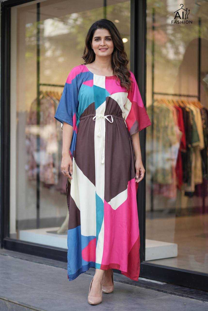 YNF Wholesale Crepe Kaftans KESH521 7 | Surat Manufacturer