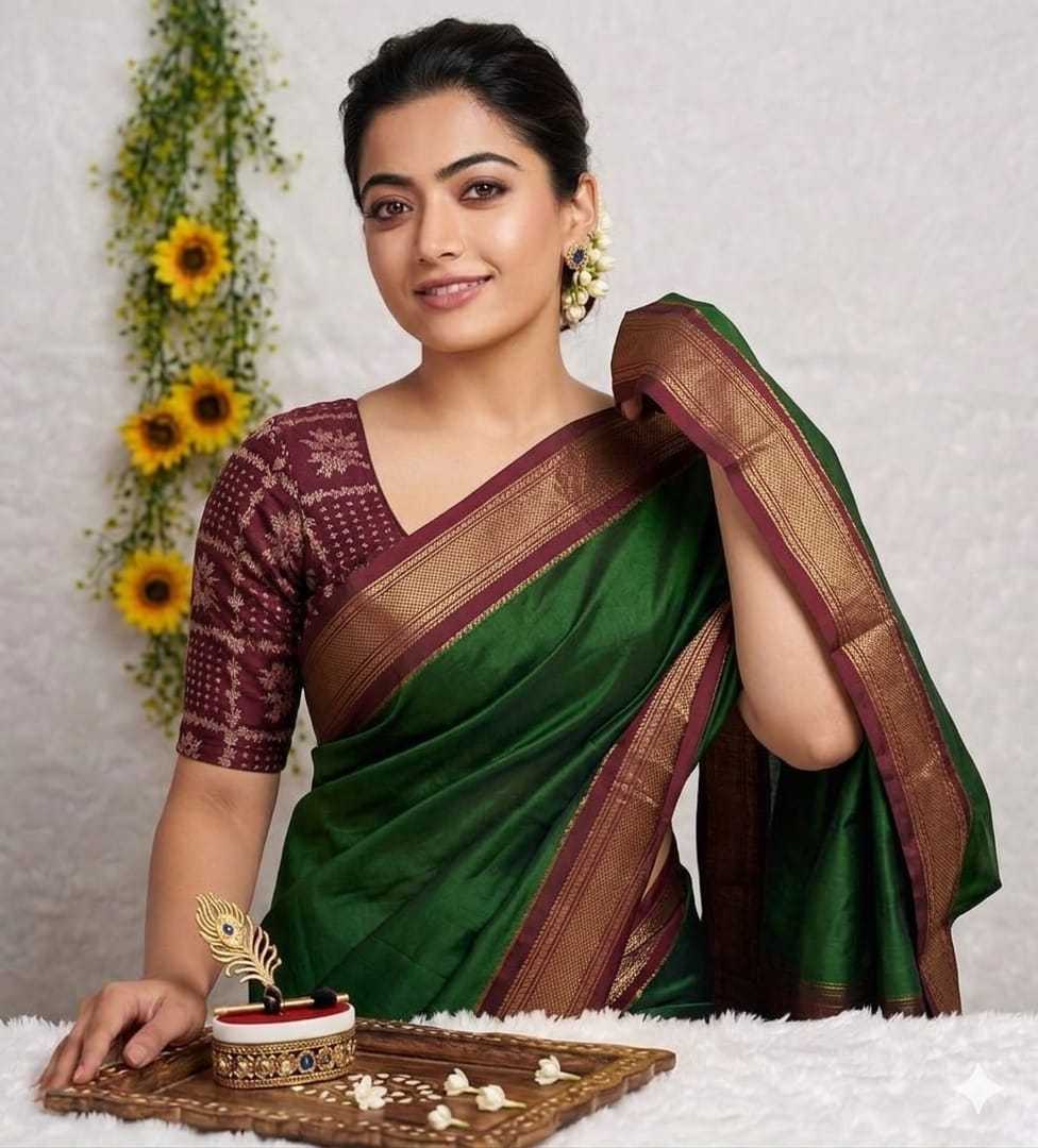 YNF Wholesale Dola Silk Rashmika Mandanna Collections KESH574 313 | Surat Manufacturer