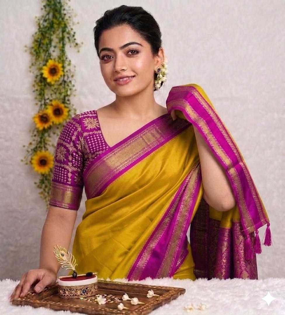 YNF Wholesale Dola Silk Rashmika Mandanna Collections KESH574 313 | Surat Manufacturer