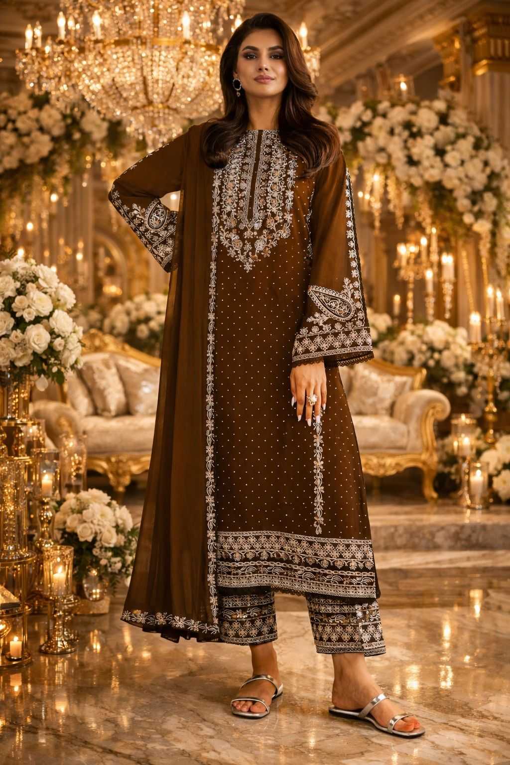 YNF Wholesale Fancy Semi Stitched Suits KESH745 1304 | Surat Manufacturer