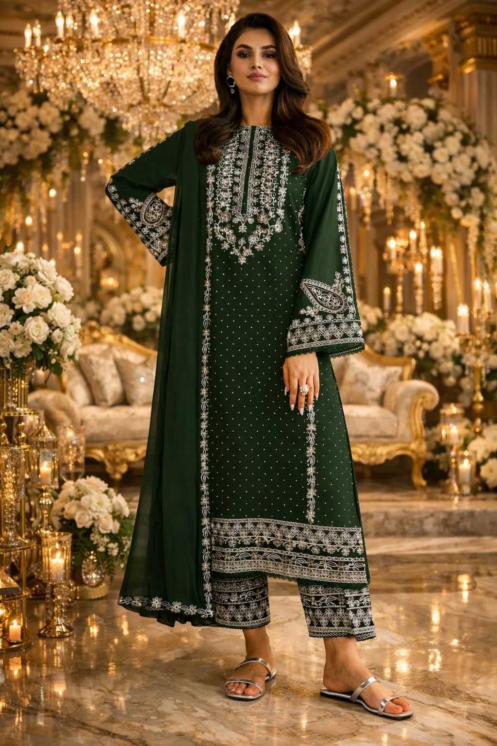 YNF Wholesale Fancy Semi Stitched Suits KESH745 1304 | Surat Manufacturer