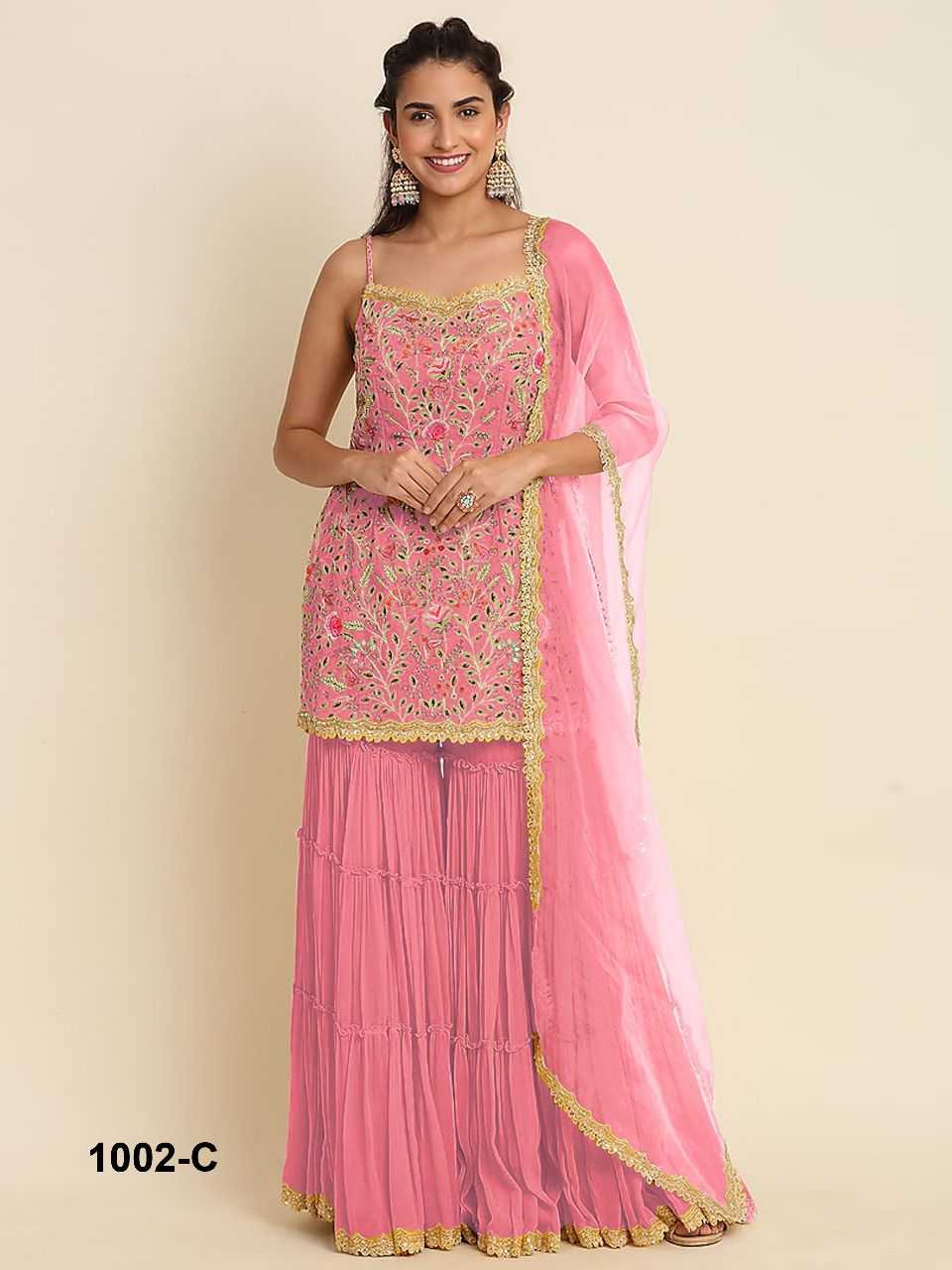 YNF Wholesale Faux Georgette Palazzo Suit KESH745 1002 | Surat Manufacturer