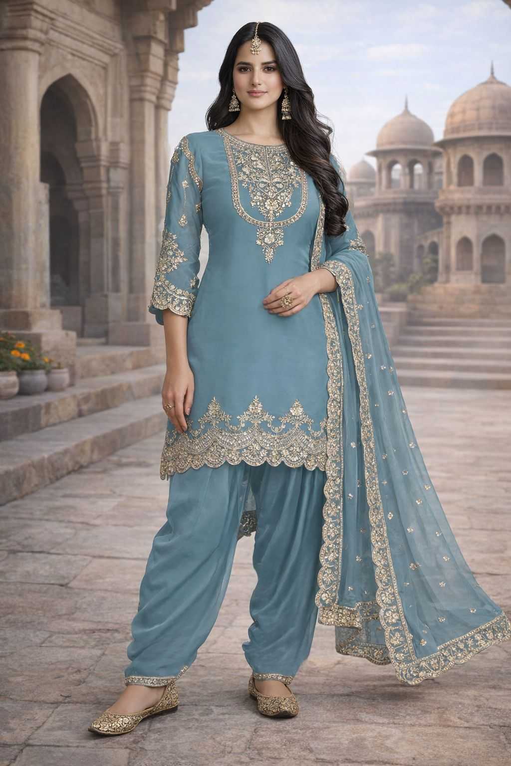 YNF Wholesale Faux Georgette Georgette Suit KESH745 5102 | Surat Manufacturer