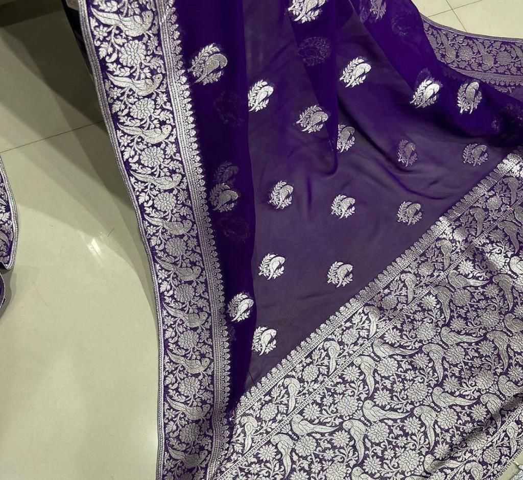 YNF Wholesale Georgette Party Wear Sarees KESH484 026 | Surat Manufacturer