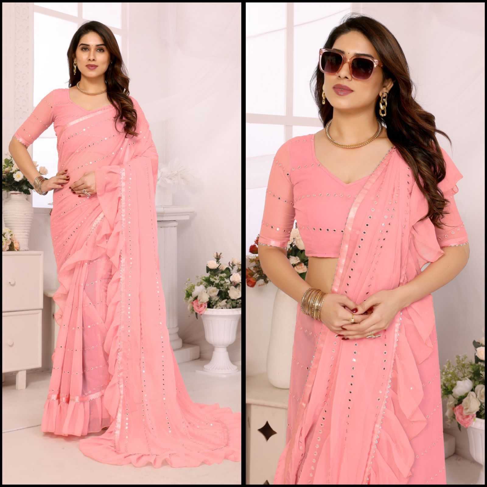 YNF Wholesale Georgette Georgette Sarees KESH530 Sneha | Surat Manufacturer