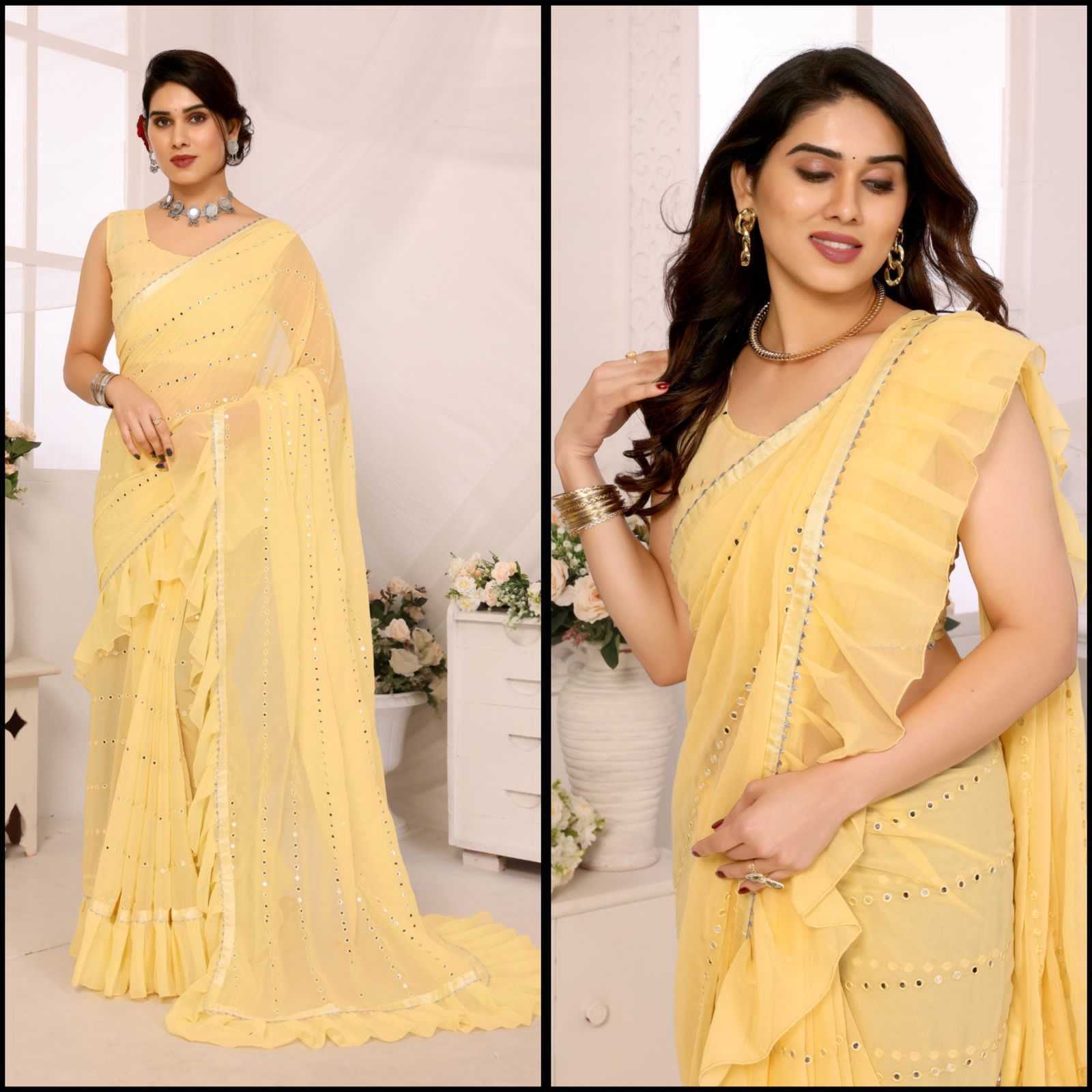 YNF Wholesale Georgette Georgette Sarees KESH530 Sneha | Surat Manufacturer