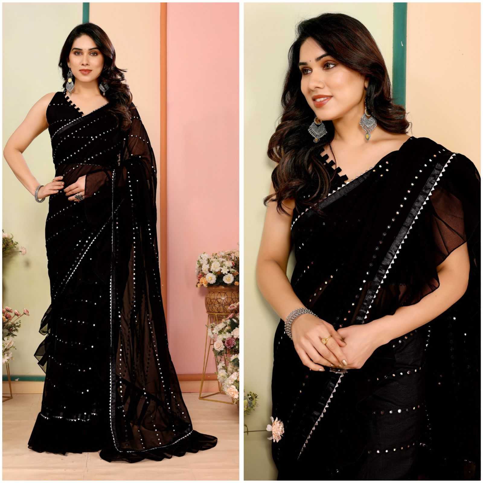 YNF Wholesale Georgette Georgette Sarees KESH530 Sneha | Surat Manufacturer