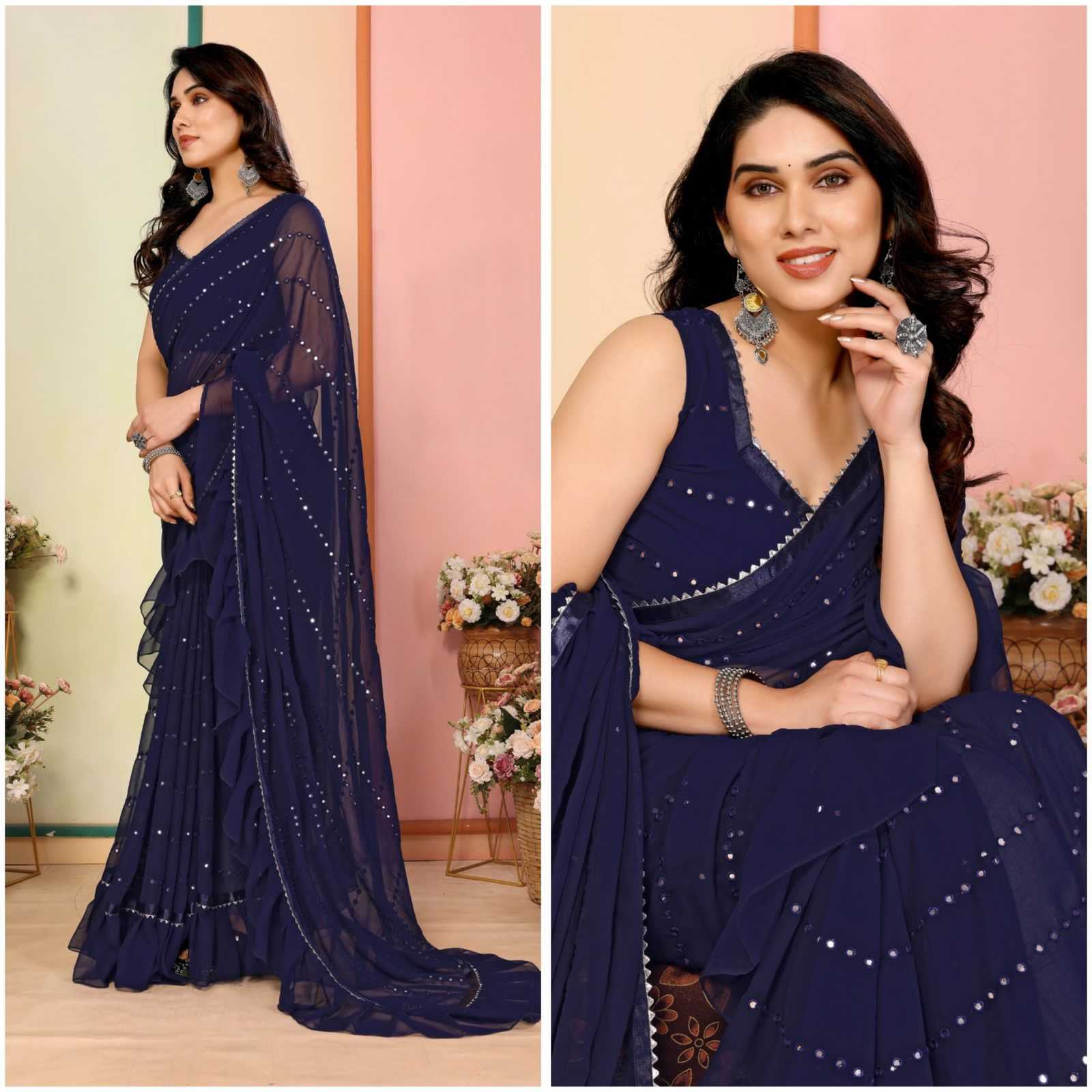 YNF Wholesale Georgette Georgette Sarees KESH530 Sneha | Surat Manufacturer