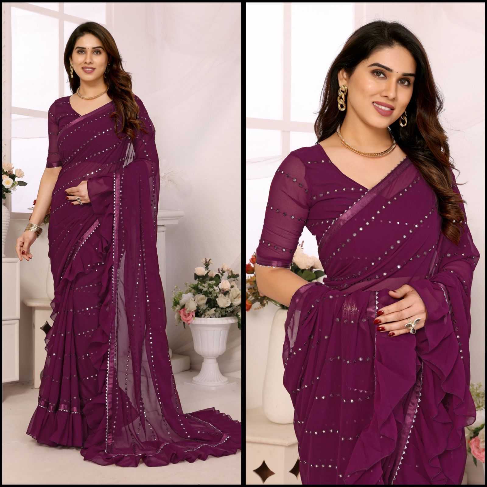 YNF Wholesale Georgette Georgette Sarees KESH530 Sneha | Surat Manufacturer
