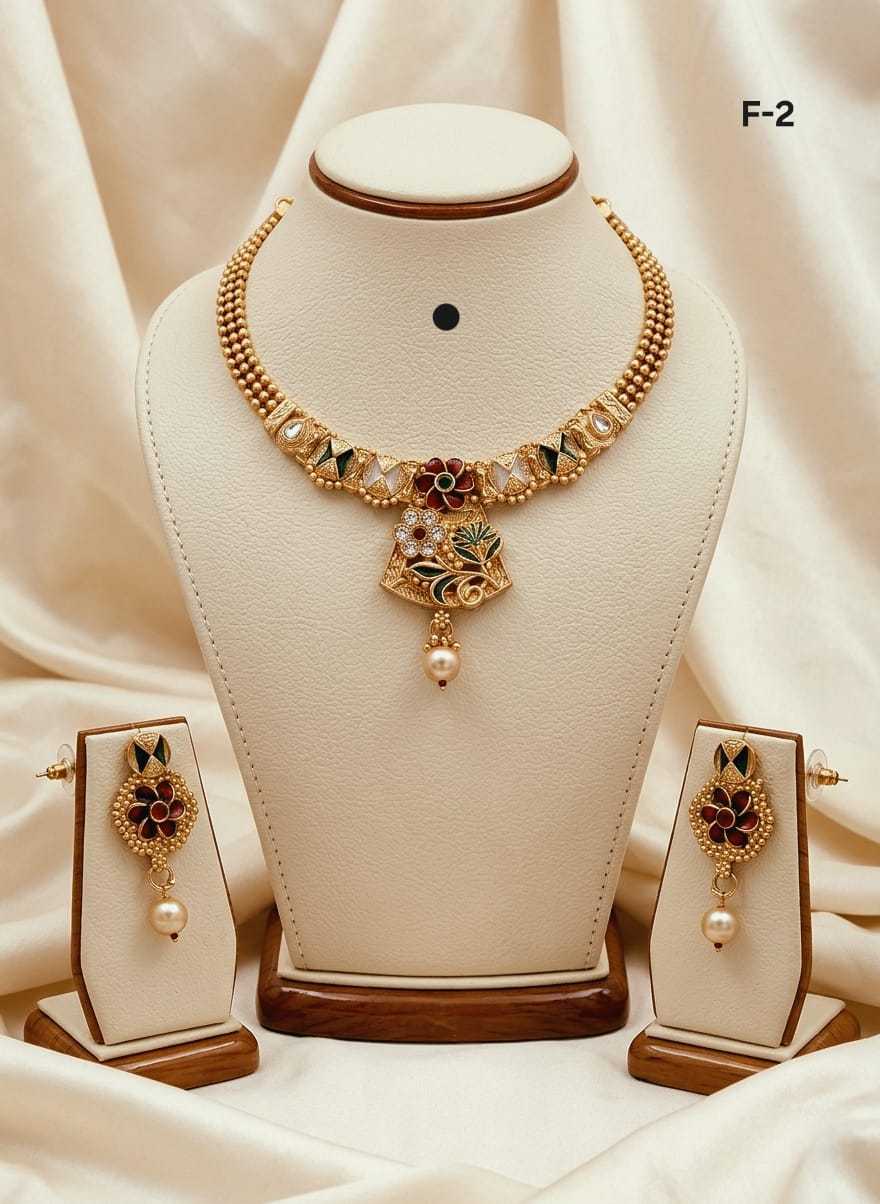 YNF Wholesale Gold Plated Necklaces Set KESH193 239 | Surat Manufacturer