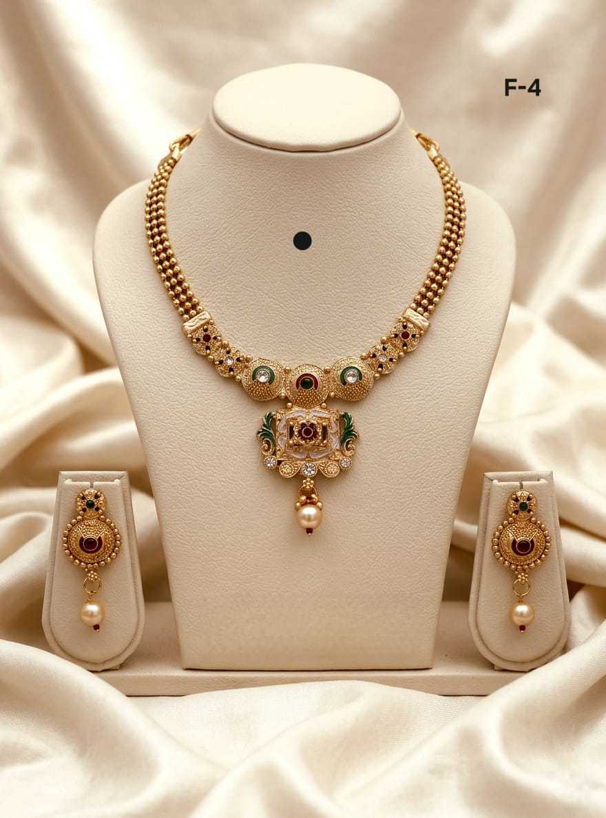 YNF Wholesale Gold Plated Necklaces Set KESH193 239 | Surat Manufacturer