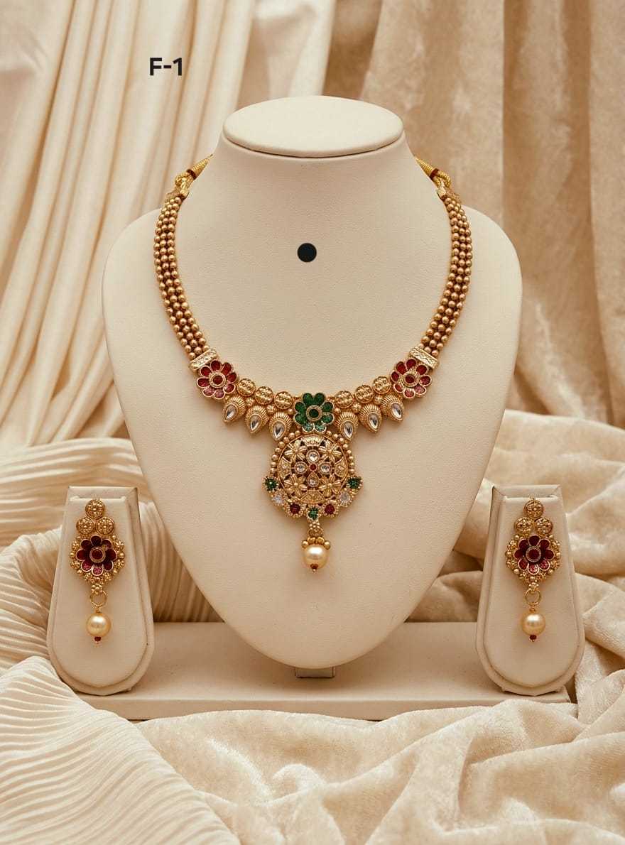 YNF Wholesale Gold Plated Necklaces Set KESH193 239 | Surat Manufacturer