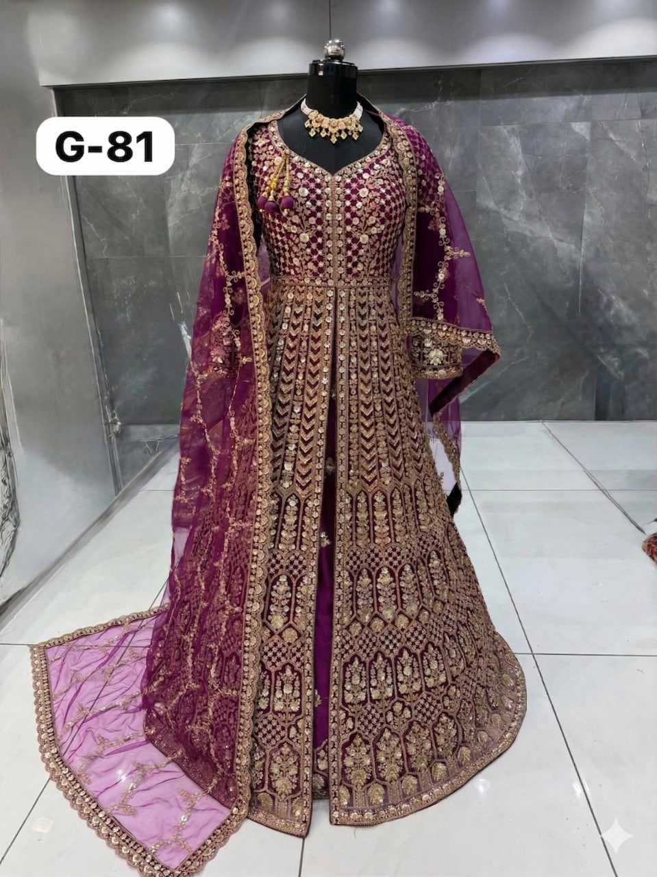 YNF Wholesale Heavy Silk Bridal Lehenga KESH579 G81 | Surat Manufacturer