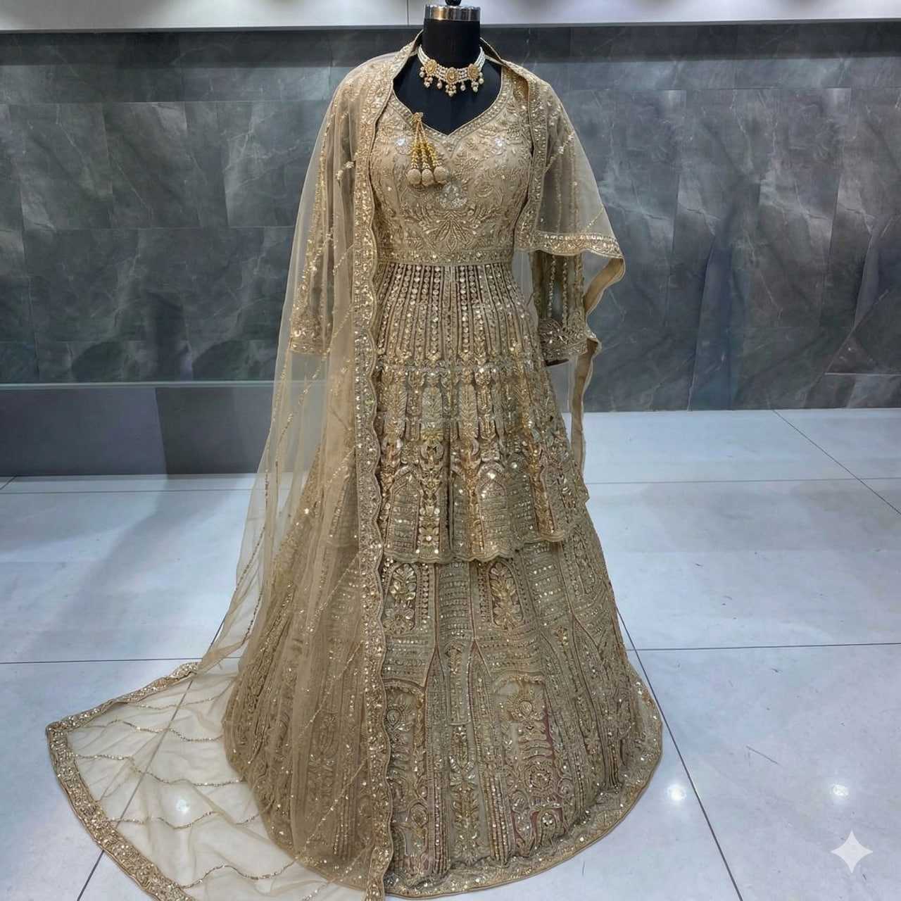 YNF Wholesale Heavy Silk Bridal Lehenga KESH579 G98 | Surat Manufacturer