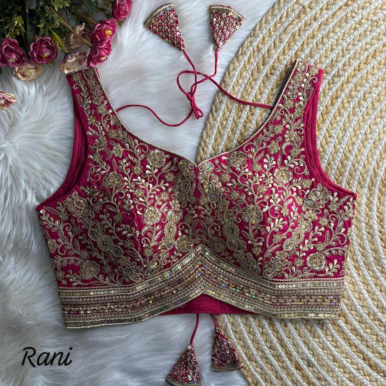 YNF Wholesale Italian Silk Designer Blouse KESH111 Italian Silk | Surat Manufacturer
