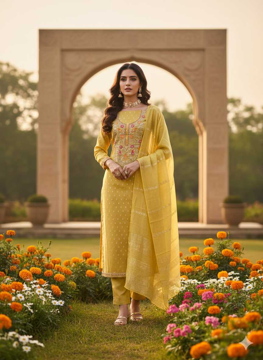 YNF Wholesale Jacquard Suit Material KESH648 1520 | Surat Manufacturer