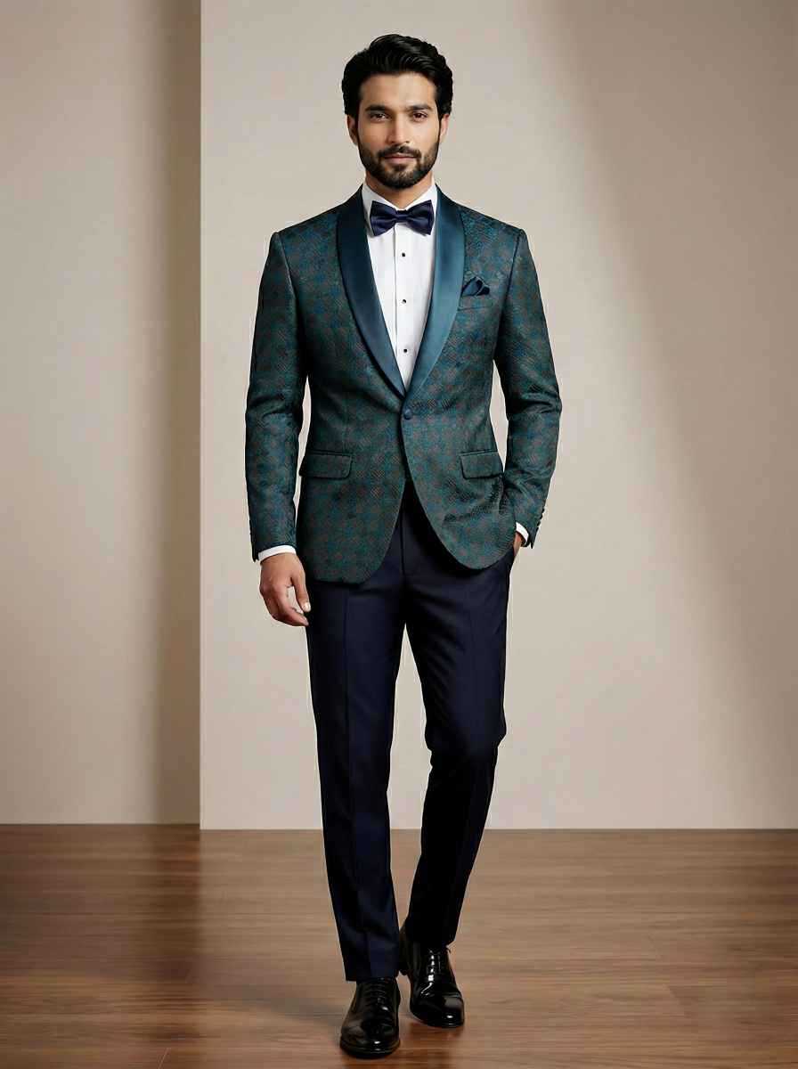 YNF Wholesale Jacquard Tuxedo Suits RIN223 Series 5090 to 5098 | Surat Manufacturer