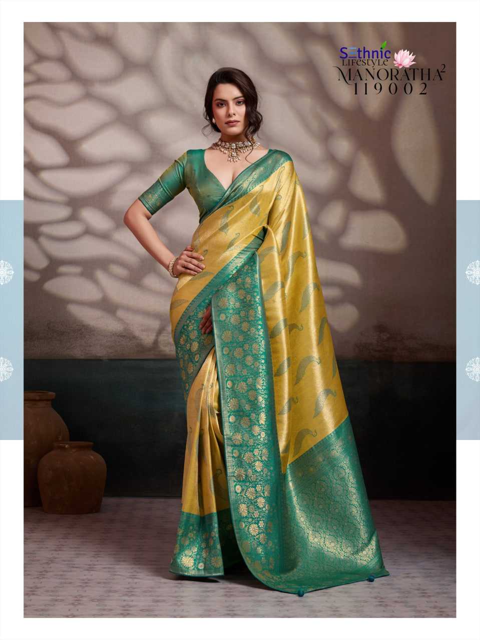 YNF Wholesale Kanjivaram Silk Kanjivaram Silk Sarees KESH113 Sethnic Lifestyle Manoratha vol-2 119001-10 | Surat Manufacturer