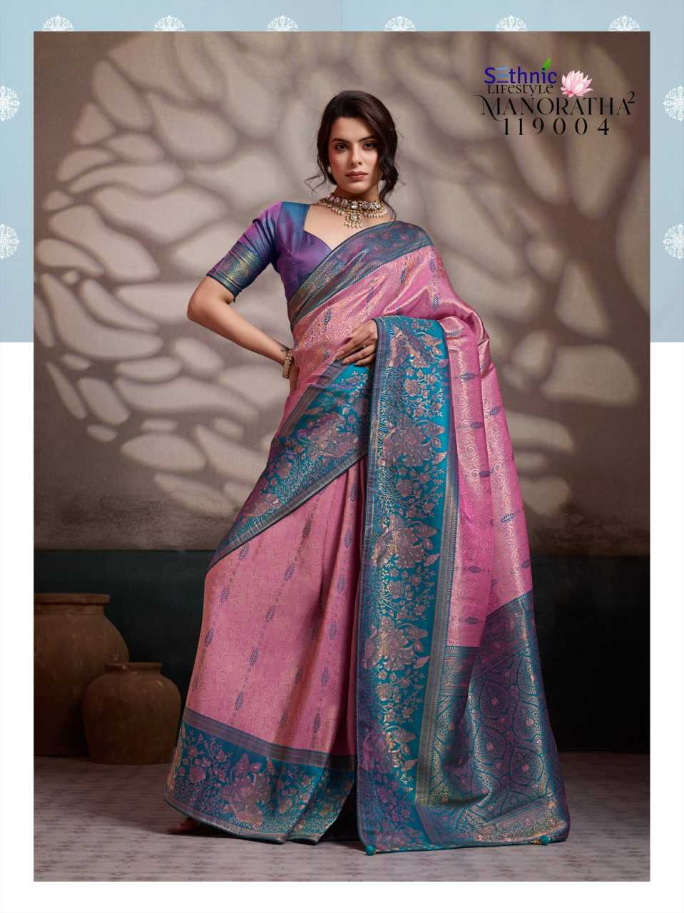 YNF Wholesale Kanjivaram Silk Kanjivaram Silk Sarees KESH113 Sethnic Lifestyle Manoratha vol-2 119001-10 | Surat Manufacturer