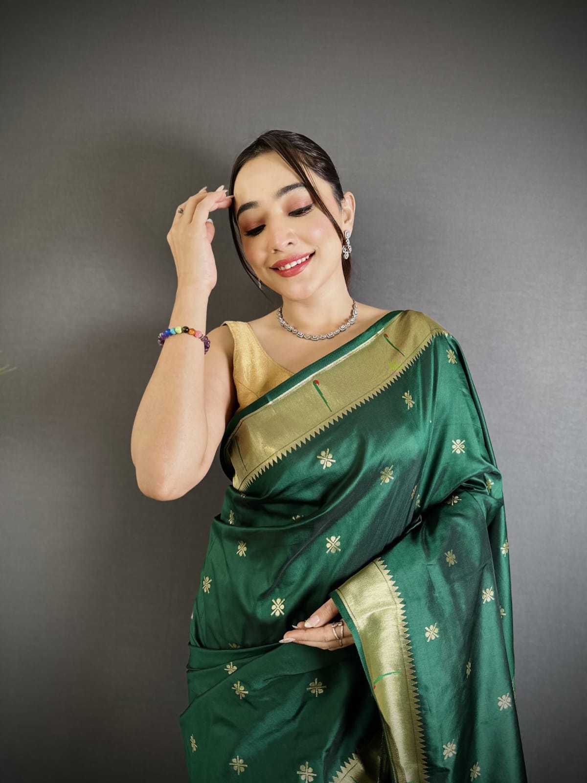 YNF Wholesale Lichi Silk Paithani Sarees KESH734 BAAWRI | Surat Manufacturer