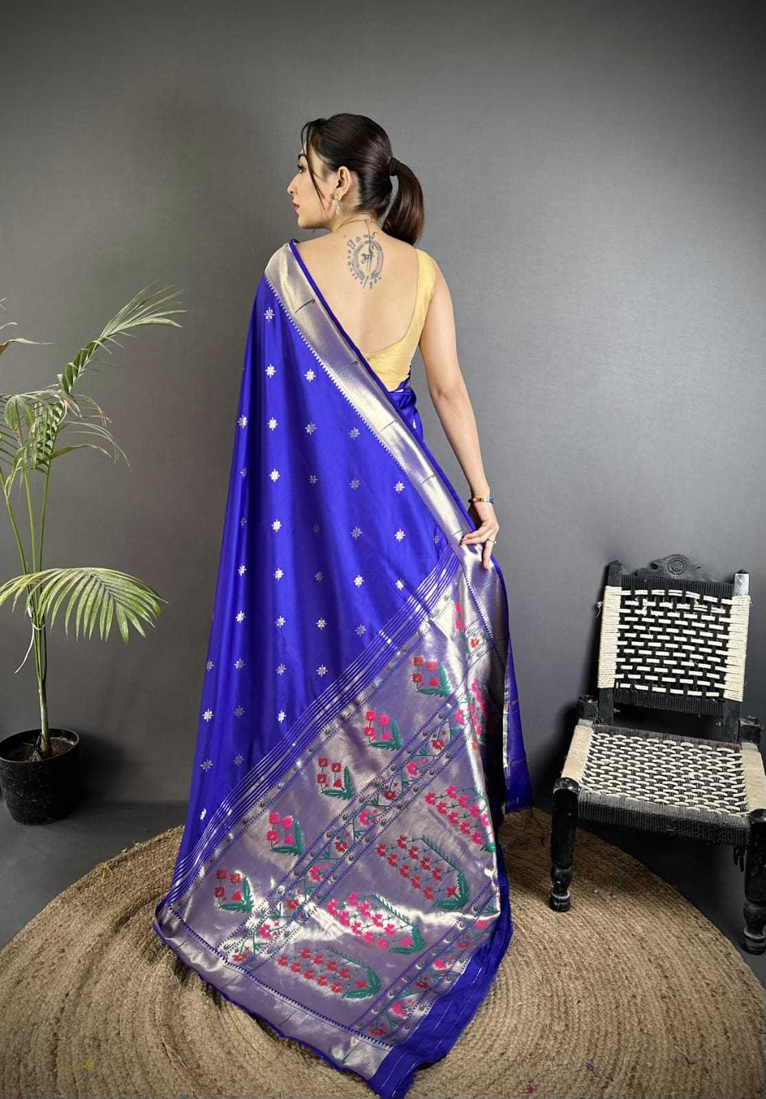 YNF Wholesale Lichi Silk Paithani Sarees KESH734 BAAWRI | Surat Manufacturer