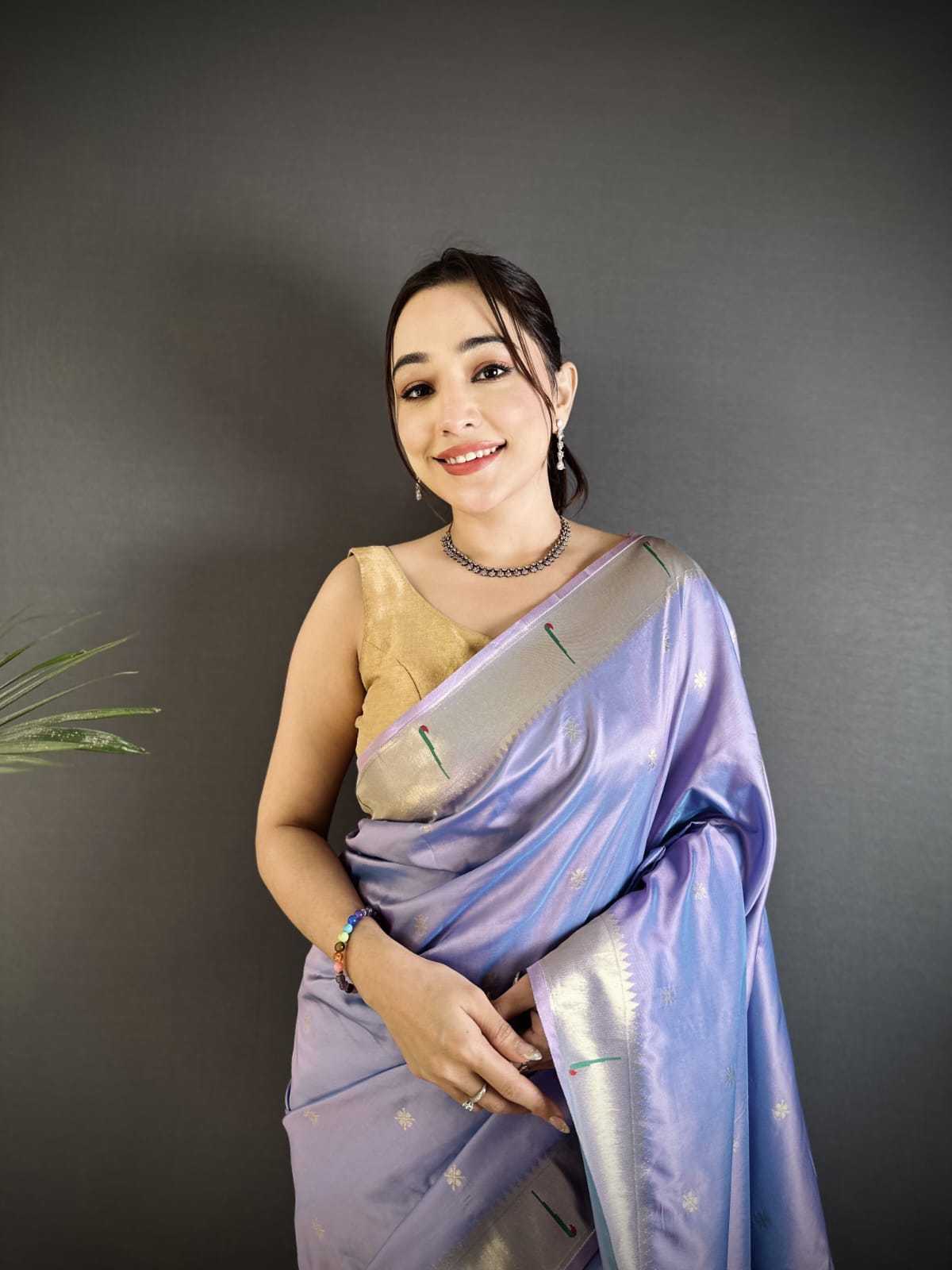 YNF Wholesale Lichi Silk Paithani Sarees KESH734 BAAWRI | Surat Manufacturer