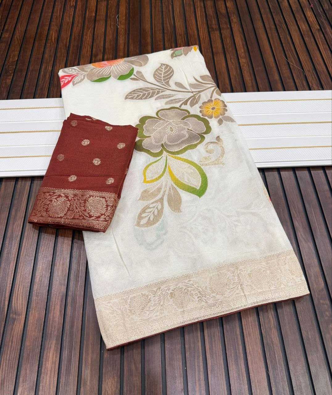 YNF Wholesale Nylon Georgette Sarees RIN225 1087 | Surat Manufacturer