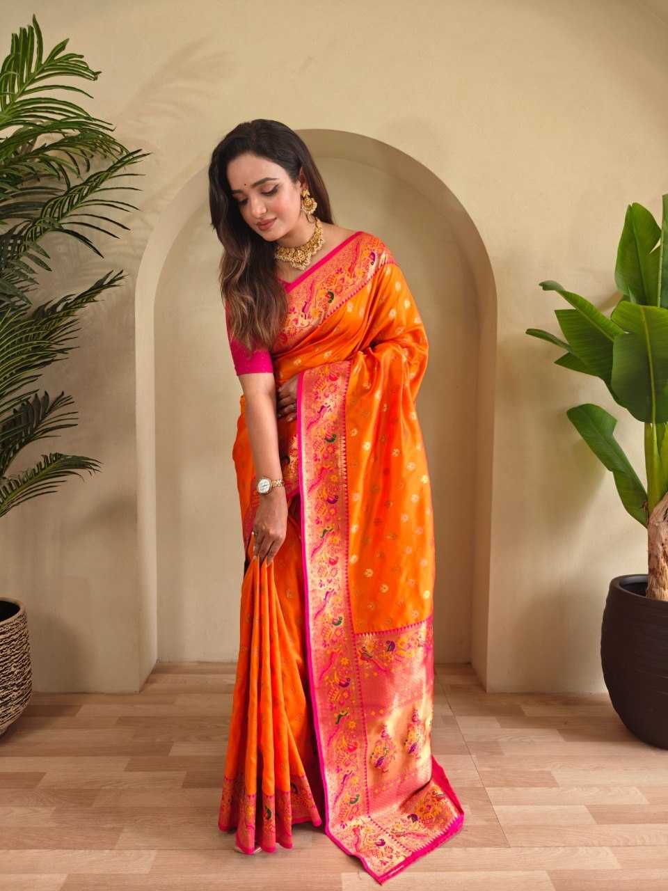 YNF Wholesale Paithani Silk Paithani Sarees KESH249 : Aanchal | Surat Manufacturer