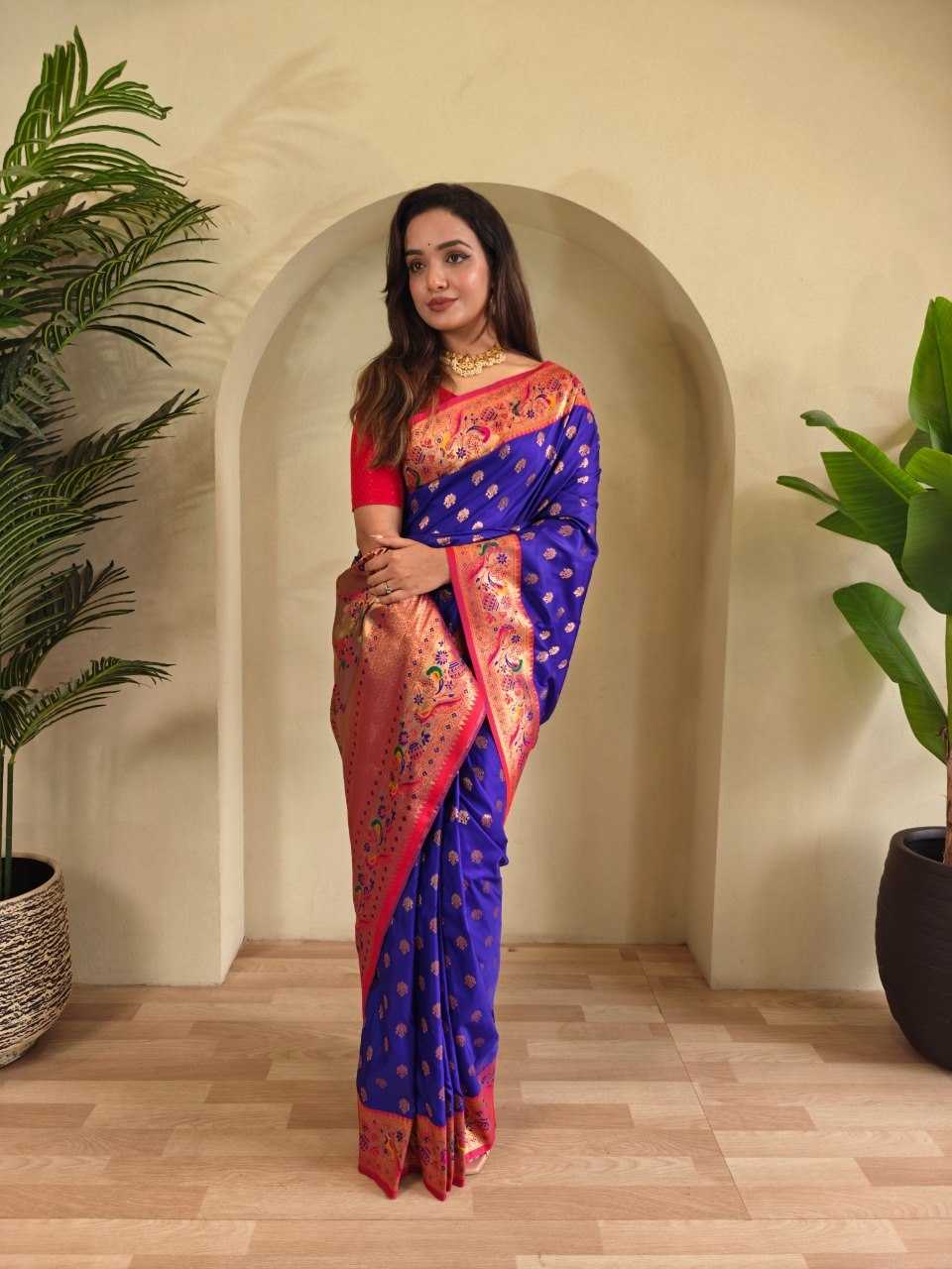 YNF Wholesale Paithani Silk Paithani Sarees KESH249 : Aanchal | Surat Manufacturer