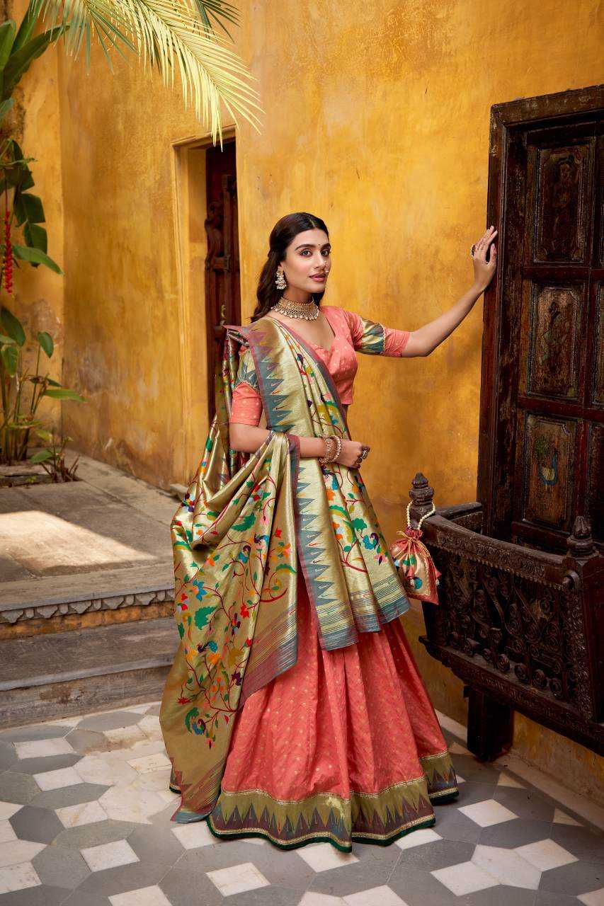 YNF Wholesale Paithani Silk Traditional Lehenga KESH530 KAMKASHI | Surat Manufacturer