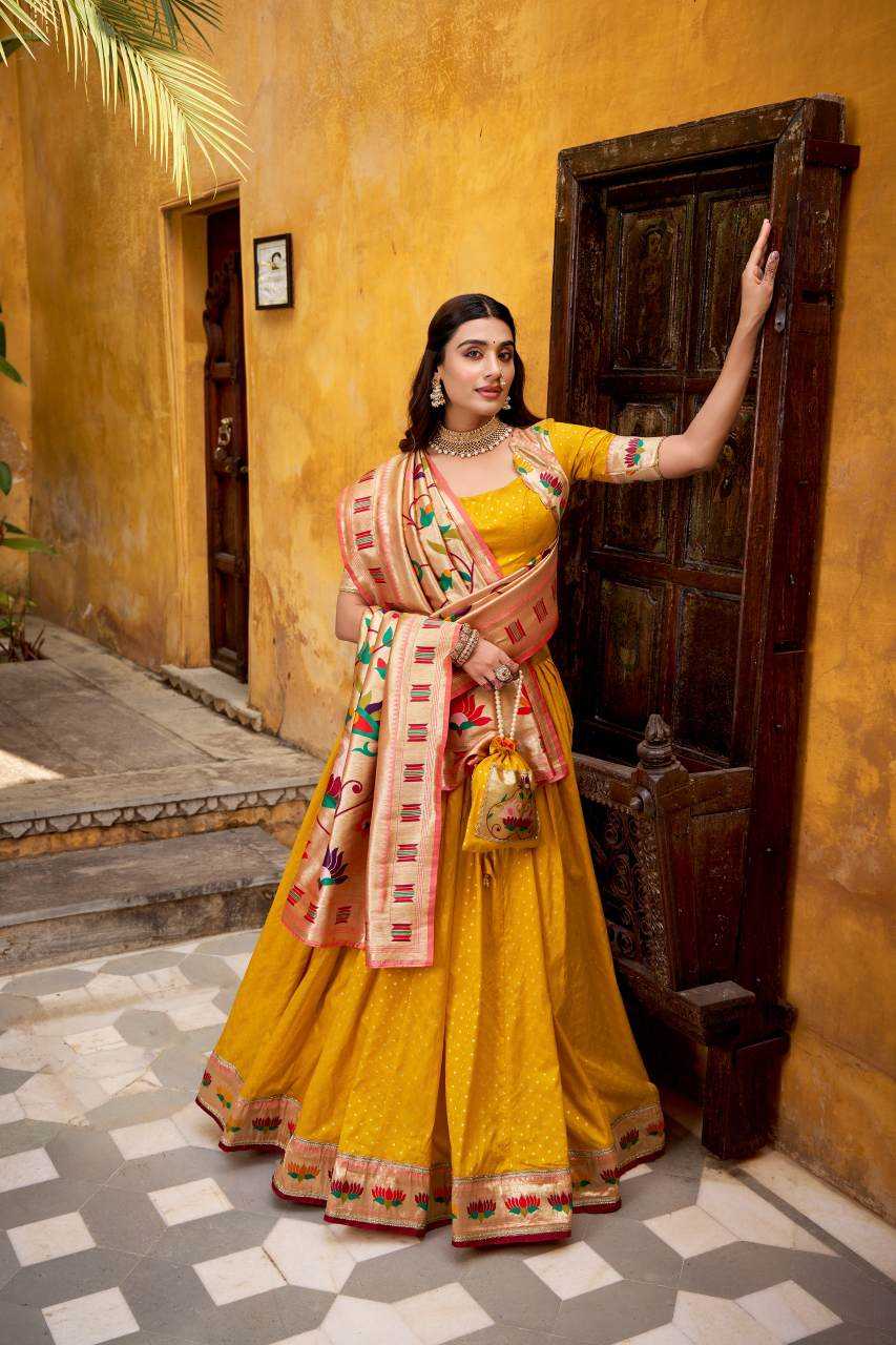 YNF Wholesale Paithani Silk Traditional Lehenga KESH530 KAMKASHI | Surat Manufacturer