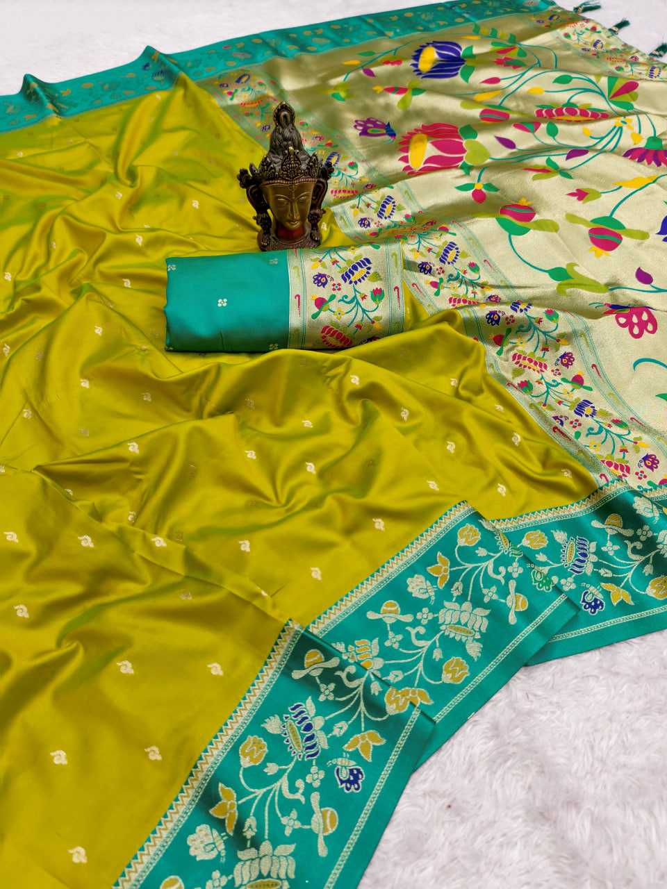 YNF Wholesale Paithani Silk Paithani Sarees KESH634 manohari | Surat Manufacturer