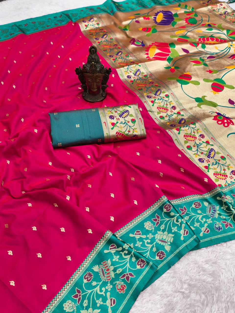 YNF Wholesale Paithani Silk Paithani Sarees KESH634 manohari | Surat Manufacturer