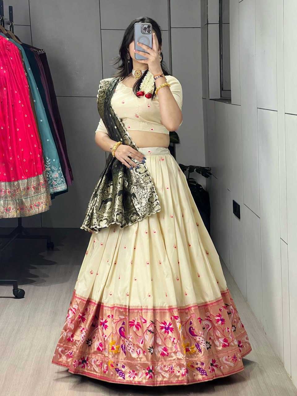YNF Wholesale Paithani Silk Designer Lehenga Choli RIN119 Maharani | Surat Manufacturer