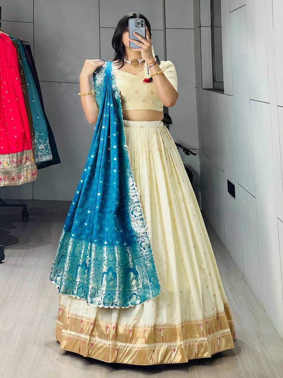 YNF Wholesale Paithani Silk Traditional Lehenga RIN119 Tatva | Surat Manufacturer